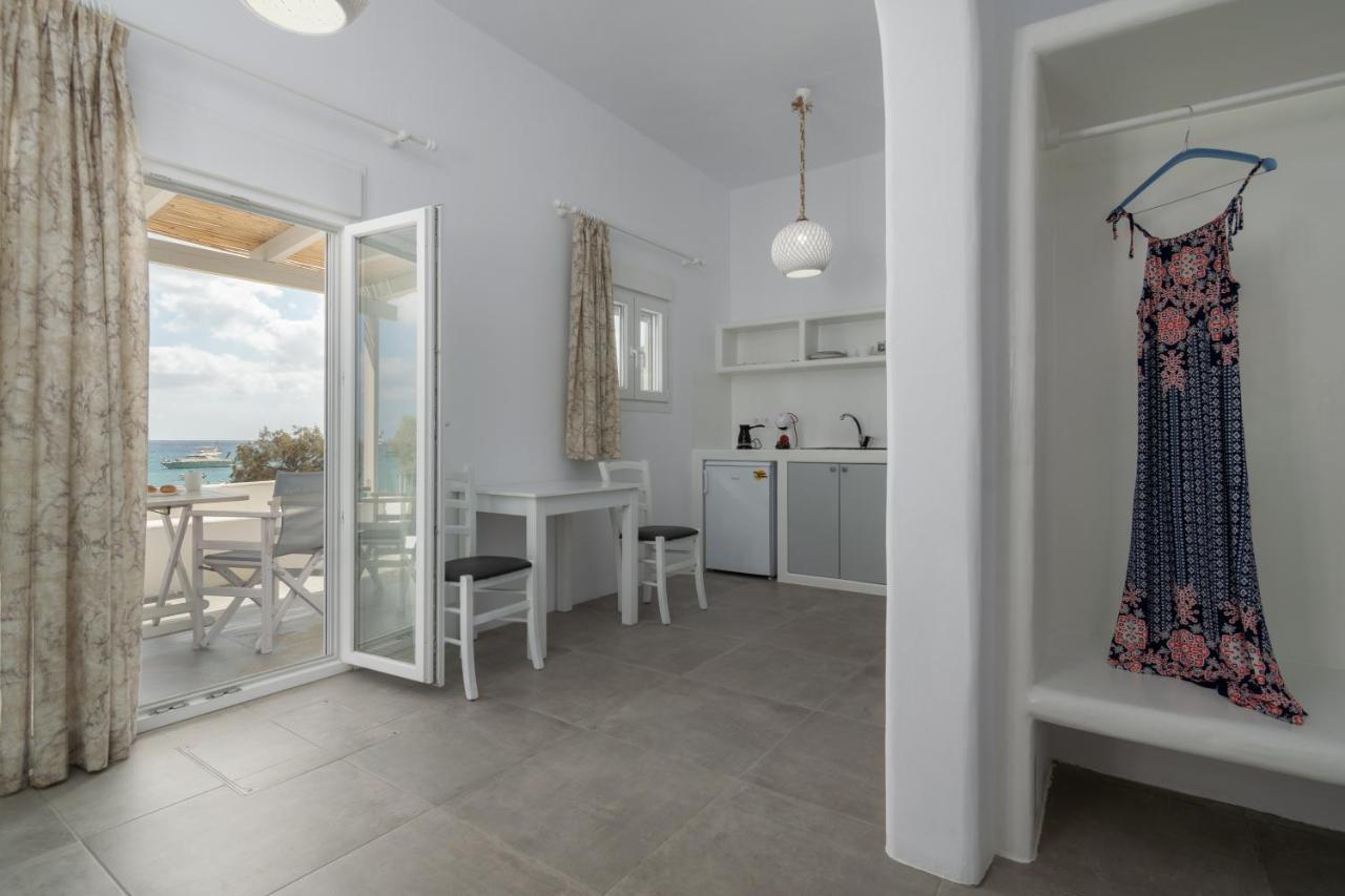 Aqua Bay Agia Kyriaki Panzió Ajía Kiriakí-part Kültér fotó